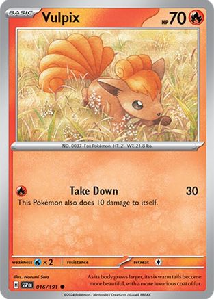 Vulpix 16/191 - [SV08 Surging Sparks]