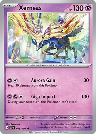 Xerneas 88/191 - [SV08 Surging Sparks] Reverse Holofoil