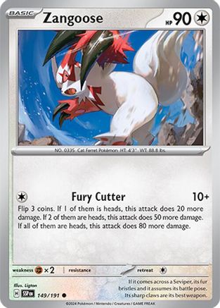 Zangoose 149/191 - [SV08 Surging Sparks]