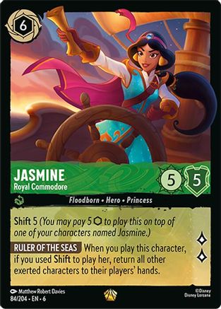 Jasmine - Royal Commodore (84/204)  - Azurite Sea