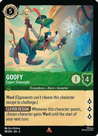 Goofy - Expert Shipwright (89/204)  - Azurite Sea