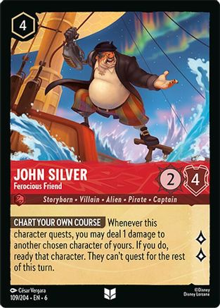 John Silver - Ferocious Friend (109/204)  - Azurite Sea