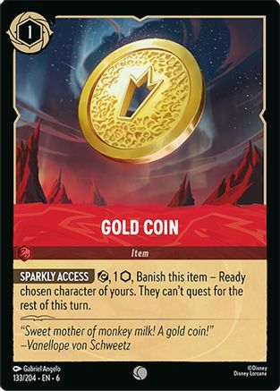 Gold Coin (133/204)  - Azurite Sea