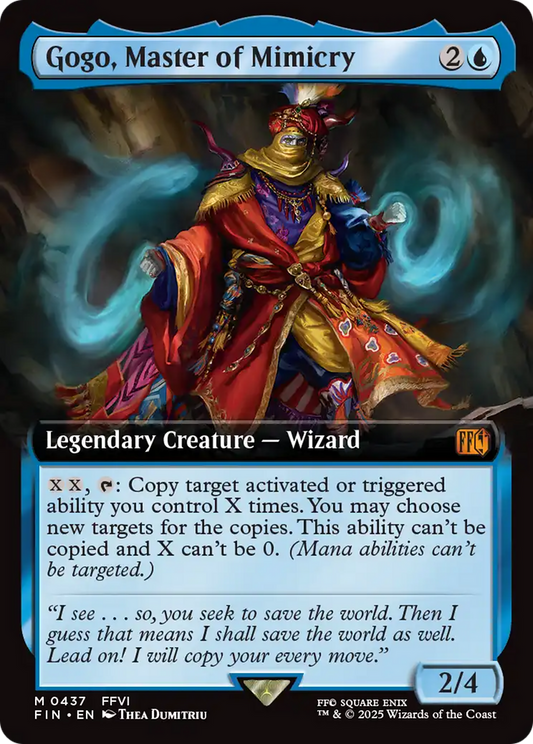 Gogo, Master of Mimicry (FIN-437) - [FINAL FANTASY]: (Extended Art) Foil