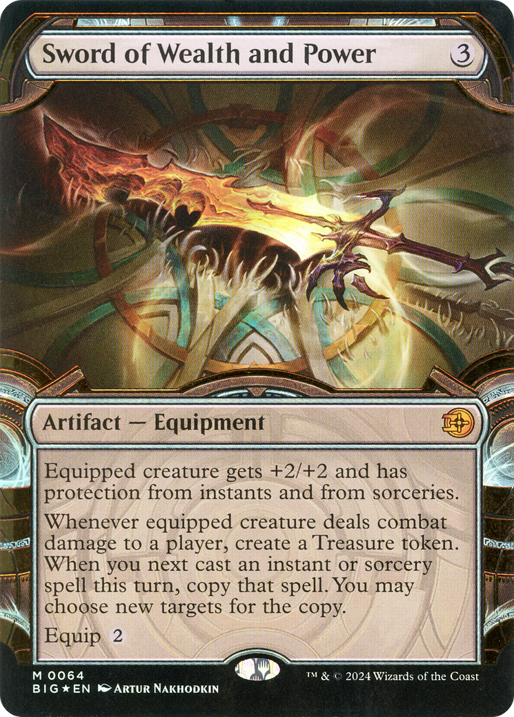 Sword of Wealth and Power (BIG-064) - [The Big Score]: (Showcase) Foil