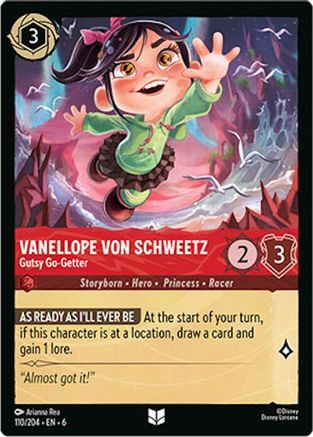 Vanellope von Schweetz - Gutsy Go-Getter (110/204)  - Azurite Sea