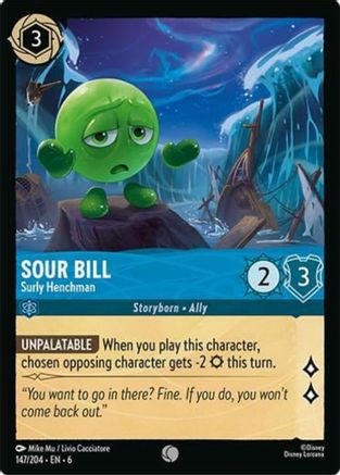 Sour Bill - Surly Henchman (147/204)  - Azurite Sea