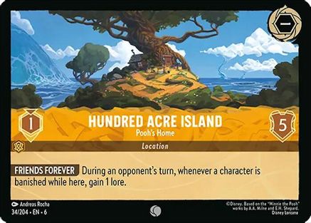 Hundred Acre Island - Pooh's Home (34/204)  - Azurite Sea