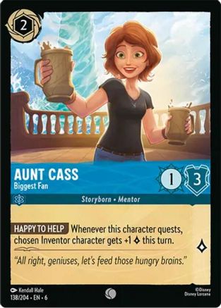 Aunt Cass - Biggest Fan (138/204)  - Azurite Sea