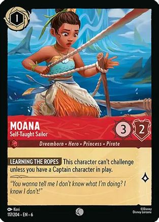 Moana - Self-Taught Sailor (117/204)  - Azurite Sea