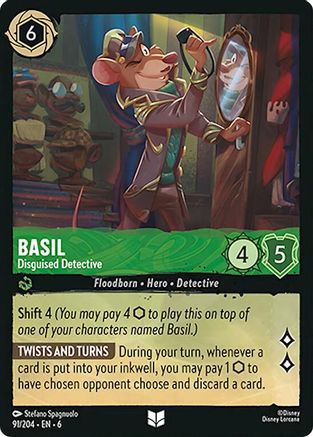 Basil - Disguised Detective (91/204)  - Azurite Sea