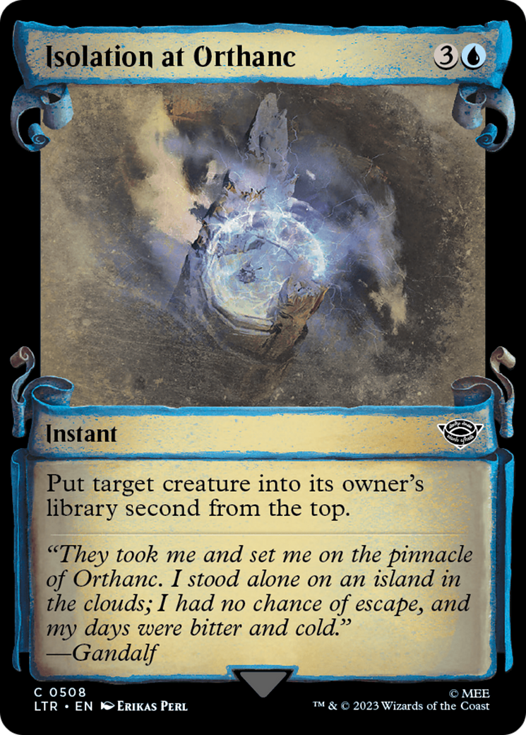 Isolation at Orthanc (LTR-508) - [The Lord of the Rings: Tales of Middle-earth]: (Showcase)