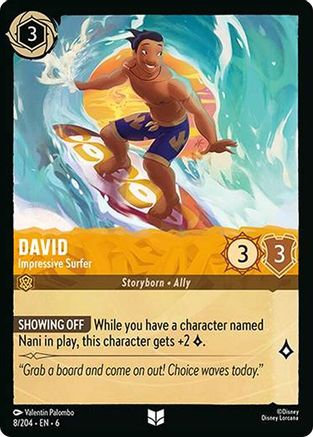 David - Impressive Surfer (8/204)  - Azurite Sea