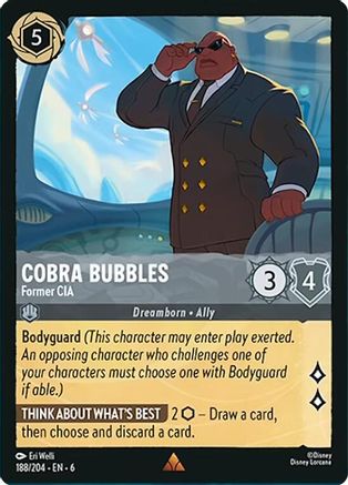 Cobra Bubbles - Former CIA (188/204)  - Azurite Sea