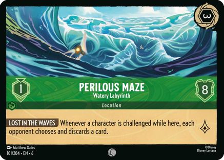 Perilous Maze - Watery Labyrinth (101/204)  - Azurite Sea