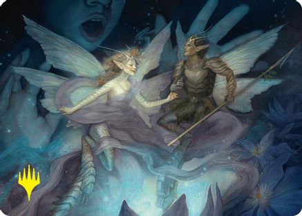 Faebloom Trick Art Card (6/54) (Gold-Stamped Signature) (ASFDN-006) - [Art Series: Foundations]