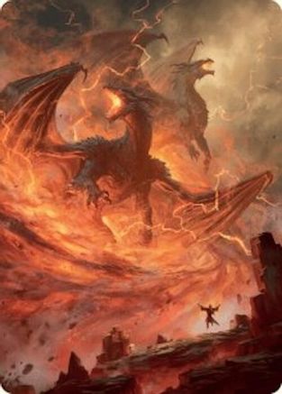 Rite of the Dragoncaller Art Card (38/54) (ASFDN-038) - [Art Series: Foundations]