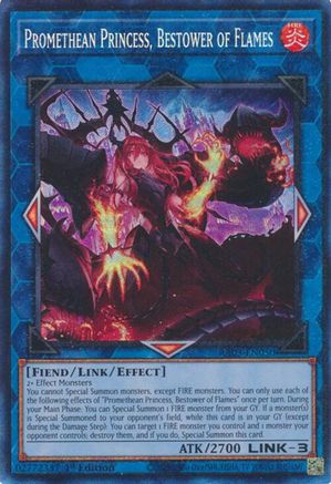 Promethean Princess, Bestower of Flames (PCR) (RA03-EN050) - Quarter Century Bonanza 1st Edition