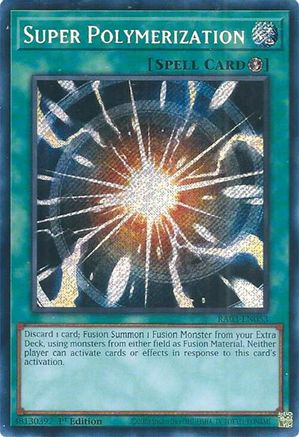 Super Polymerization (Secret Rare) (RA03-EN053) - Quarter Century Bonanza 1st Edition