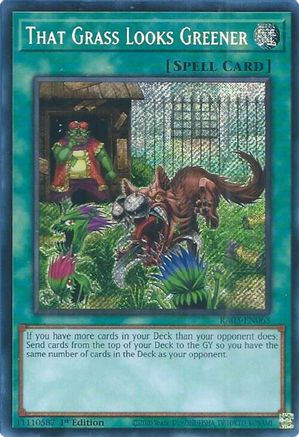 That Grass Looks Greener (Secret Rare) (RA03-EN063) - Quarter Century Bonanza 1st Edition