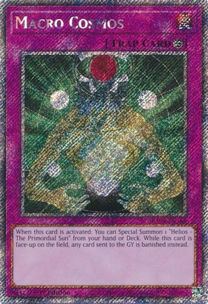 Macro Cosmos (Platinum Secret Rare) (RA03-EN164) - Quarter Century Bonanza 1st Edition