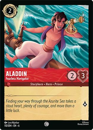 Aladdin - Fearless Navigator (112/204)  - Azurite Sea