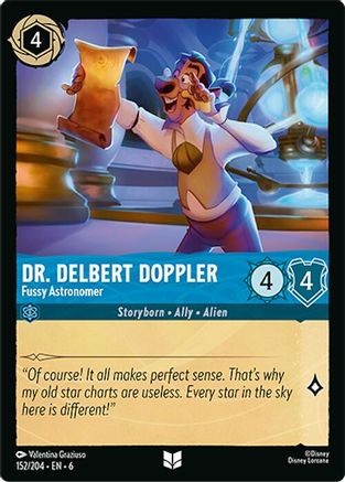 Dr. Delbert Doppler - Fussy Astronomer (152/204)  - Azurite Sea