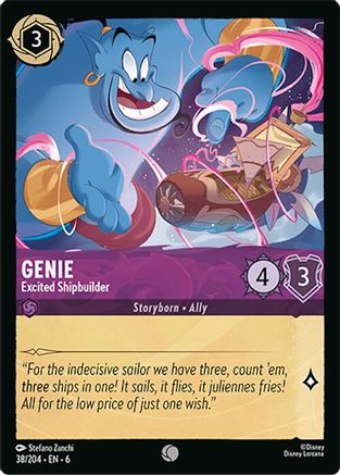 Genie - Excited Shipbuilder (38/204)  - Azurite Sea