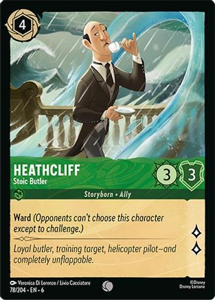 Heathcliff - Stoic Butler (78/204)  - Azurite Sea