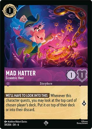 Mad Hatter - Eccentric Host (59/204)  - Azurite Sea