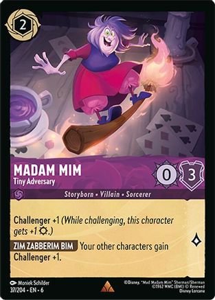 Madam Mim - Tiny Adversary (37/204)  - Azurite Sea