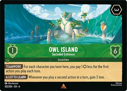 Owl Island - Secluded Entrance (102/204)  - Azurite Sea