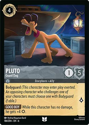 Pluto - Guard Dog (186/204) Cold Foil - Azurite Sea