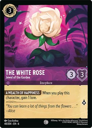 The White Rose - Jewel of the Garden (40/204)  - Azurite Sea