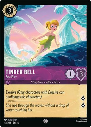 Tinker Bell - Fast Flier (43/204)  - Azurite Sea