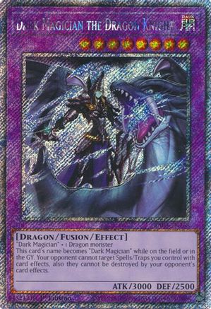 Dark Magician the Dragon Knight (Platinum Secret Rare) (RA03-EN268) - Quarter Century Bonanza 1st Edition