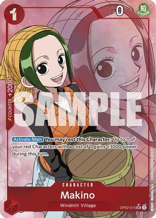 Makino (Full Art) (OP02-015) - Premium Booster -The Best-