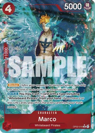 Marco (Full Art) (OP02-018) - Premium Booster -The Best-