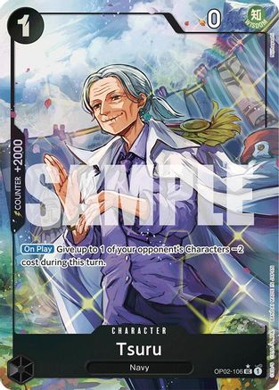 Tsuru (Full Art) (OP02-106) - Premium Booster -The Best-