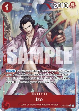 Izo (OP03-003) (Full Art) (OP03-003) - Premium Booster -The Best-