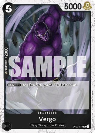 Vergo (Jolly Roger Foil) (OP03-079) - Premium Booster -The Best-