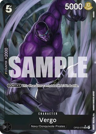 Vergo (Full Art) (OP03-079) - Premium Booster -The Best-