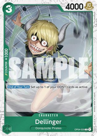 Dellinger (Jolly Roger Foil) (OP04-029) - Premium Booster -The Best-