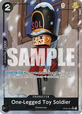 One-Legged Toy Soldier (Full Art) (OP05-081) - Premium Booster -The Best-