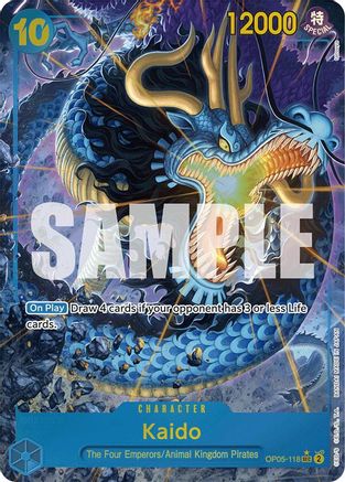 Kaido (OP05-118) (Alternate Art) (OP05-118) - Premium Booster -The Best-