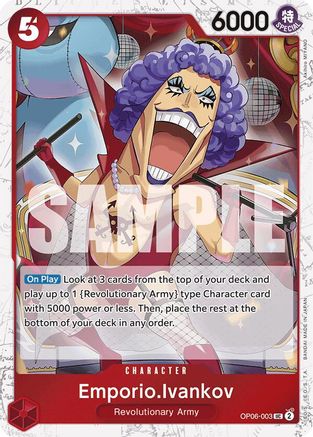 Emporio.Ivankov (Jolly Roger Foil) (OP06-003) - Premium Booster -The Best-