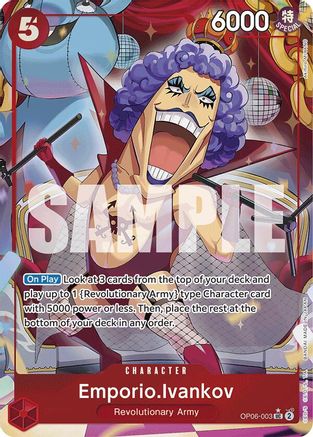 Emporio.Ivankov (Full Art) (OP06-003) - Premium Booster -The Best-