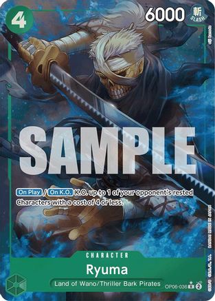 Ryuma (Full Art) (OP06-036) - Premium Booster -The Best-