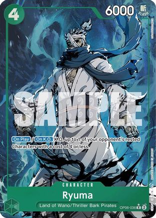 Ryuma (Alternate Art) (OP06-036) - Premium Booster -The Best-