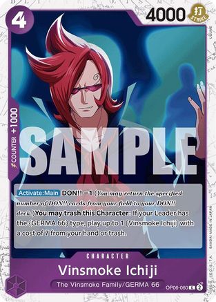 Vinsmoke Ichiji (OP06-060) (Jolly Roger Foil) (OP06-060) - Premium Booster -The Best-